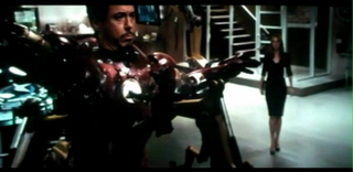 Illustration for article titled Look What's On Tony Stark's Workbench In Iron Man